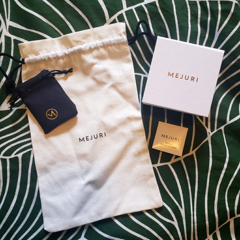 Mejuri box and dust bags